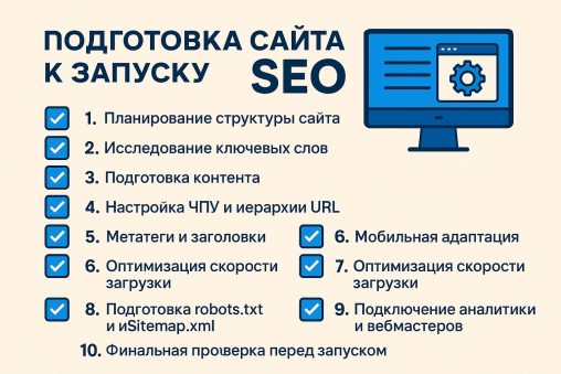 Как подготовить сайт к запуску с нуля с точки зрения SEO